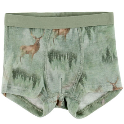 Joha Boxershorts - Uld - Grøn m. Skov