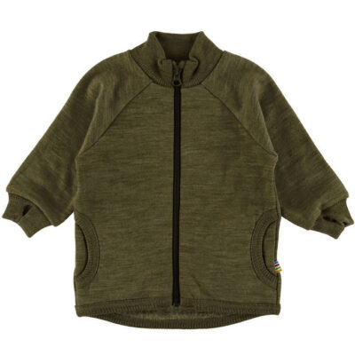 Joha Cardigan - Uld - Mos Grøn