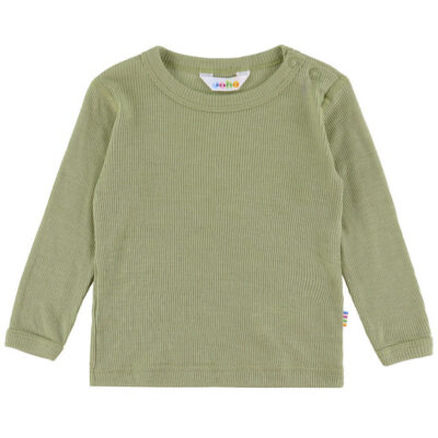 Joha Bluse - Rib - Uld/Silke - Grøn