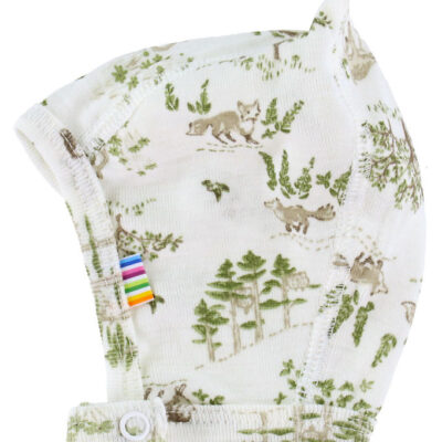 Joha Babyhjelm - Uld/Silke - Off White m. Træer