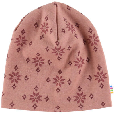 Joha Hue - 2-lags - Uld/Bomuld - Rose m. Snefnug