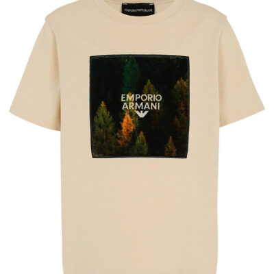 Emporio Armani T-shirt - French Oak m. Print
