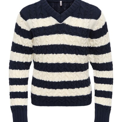 Kids Only Bluse - Strik - Kog Janny - Night Sky/Tofu