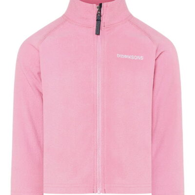 Didriksons Monte Fleecetrøje, Light Heather Pink, 120