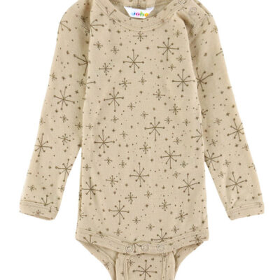 Joha Body l/æ - Uld - Beige m. Stjerner