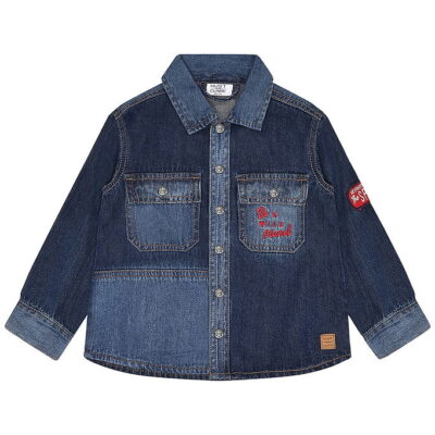 Hust and Claire Denimskjorte - Ravn - Dark blue denim