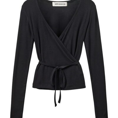 Sofie Schnoor Cardigan - Rib - Viskose - Joodysy - Black