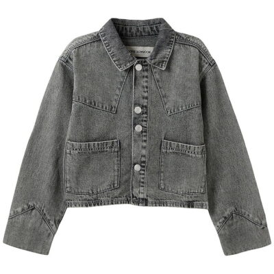 Sofie Schnoor Denimjakke - Amayasy - Stone grey