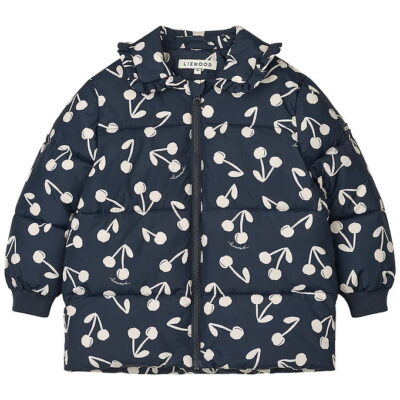 Liewood Dynejakke - Anemone - Cherry Blossom/Classic Navy