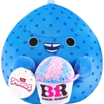 Snackles Bamse - 20 cm - Papegøjefisken Olivia m. Baskin Robbins