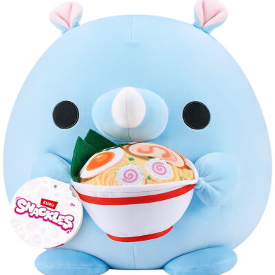 Snackles Bamse - 35 cm - Næsehornet Humphrey m. Ramen