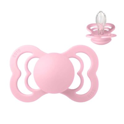 BIBS Symmetrisk Supreme Sut - Str. 2 - Silikone - Baby Pink