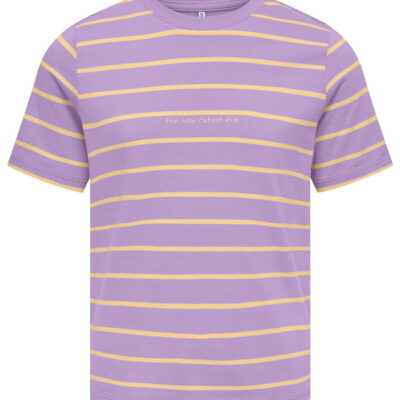 Kids Only T-shirt - KogHelle - Lilac Breeze/Sunlight/Print Era