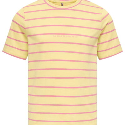 Kids Only T-shirt - KogHelle - Sunlight/Rose Elegance/Print Kind