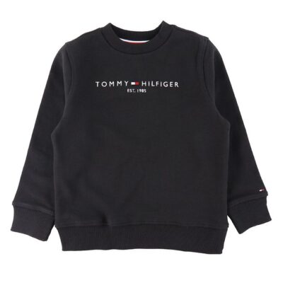 Tommy Hilfiger Sweatshirt - Essential - Organic - Sort