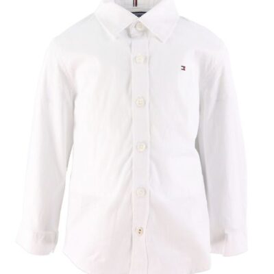 Tommy Hilfiger Skjorte - Solid Stretch - Organic - Hvid