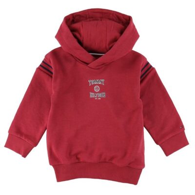 Tommy Hilfiger Hættetrøje - Varsity - Cranberry Crush