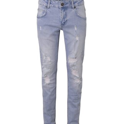 Hound Jeans - Straight w.Holes - Light Denim