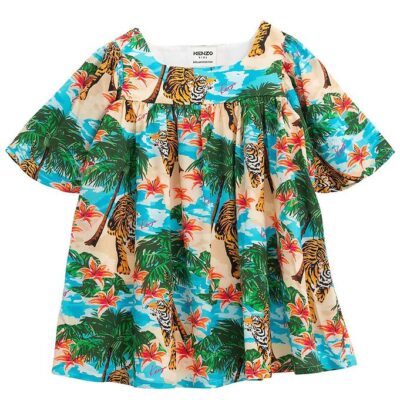 Kenzo Kjole - Capsule Summer - Exclusive Edition - Strandprint