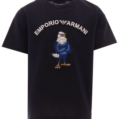 Emporio Armani T-shirt - Navy m. Ørn