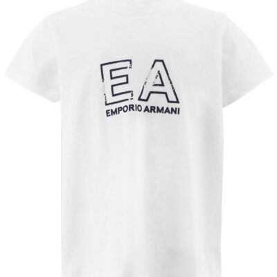 Emporio Armani T-shirt - Hvid m. Print