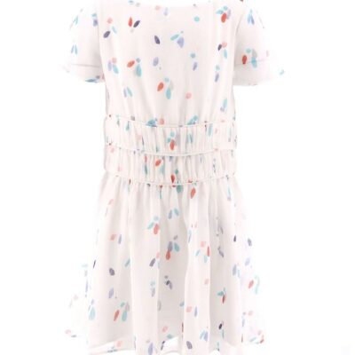 Emporio Armani Kjole - Hvid m. Print