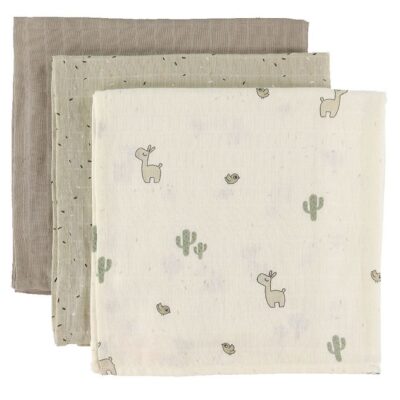 Done by Deer Stofbleer - 3-pak - 70x70 cm - Lalee Sand