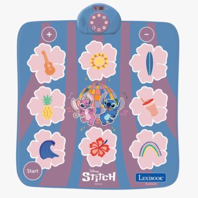 Lexibook - Disney Electronic, Bluetooth and luminous dance mat Stitch (DM10D)