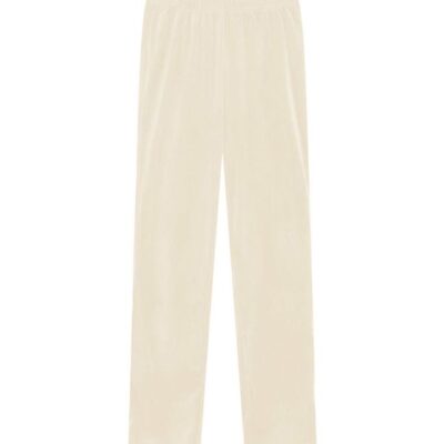 Grunt Bukser - Melis - Velour - Cream White