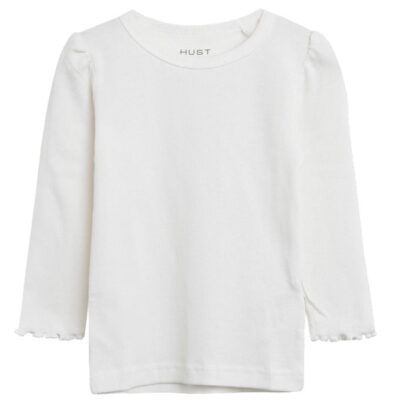 Hust and Claire Bluse - Andia - Rib - Ivory