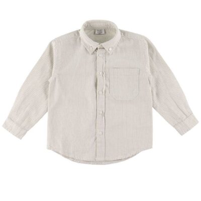 Hust and Claire Skjorte - Ruben - Beige/Off White