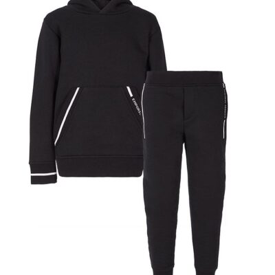Emporio Armani Sweatsæt - Sort m. Hvid