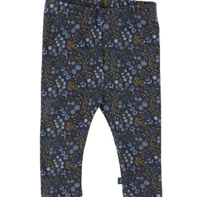 Smallstuff Leggings - Flower Night - Dark Blue