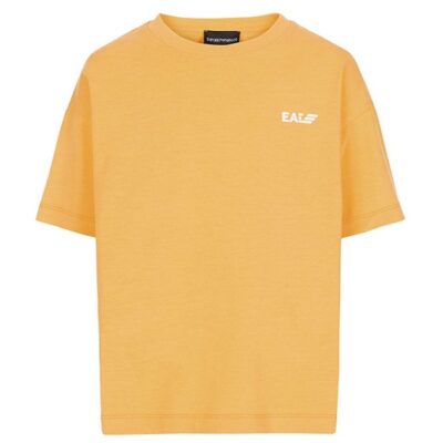 Emporio Armani T-shirt - Gul m. Hvid