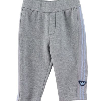 Emporio Armani Bukser - Gråmeleret m. Lyseblå