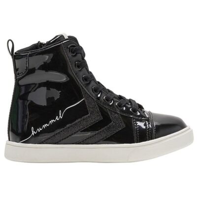 Hummel Støvler - Strada Jr - Sort Lak m. Glimmer
