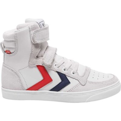 Hummel Støvler - Slimmer Stadil Leather High Jr. - Hvid