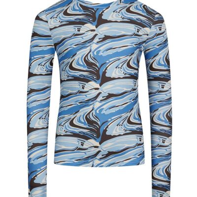 Grunt Bluse - Rib - Ime - Bl�