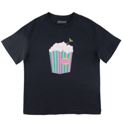 Emporio Armani T-shirt - Navy m. Popcorn