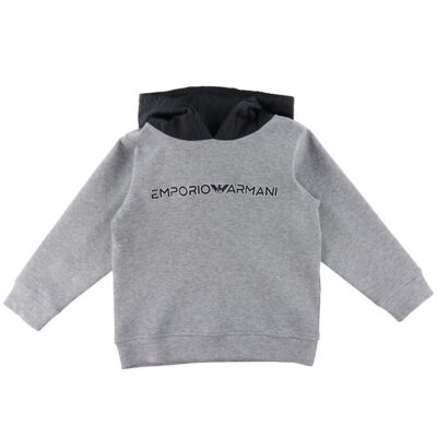 Emporio Armani Hættetrøje - Gråmeleret m. Navy