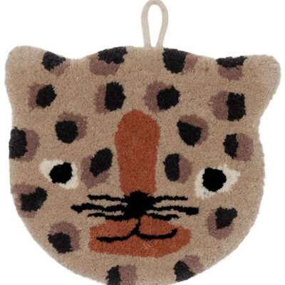 OYOY Vægtæppe - 24x28,5 cm - Leopard - Camel