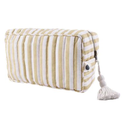 Pine Cone Toilettaske - 24 cm - Lulu - Mustard Stripe