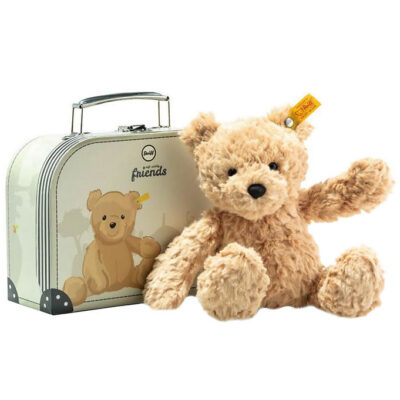 Steiff Bamse - 25 cm. - Jimmy Teddy Bear - In Suitcase - Light