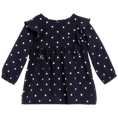 Tommy Hilfiger Kjole - Baby Dress - Desert Sky