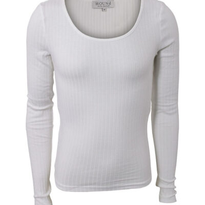 Hound Bluse - Rib - Off White