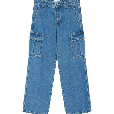 Grunt Jeans - Worki Low Waist Cargo - Authentic Blue
