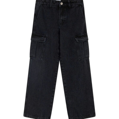Grunt Jeans - Worki Low Waist Cargo - Sort