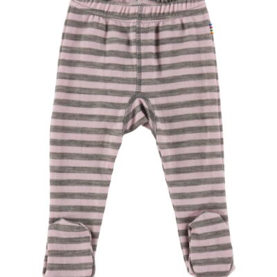 Joha Leggings - Uld - Rosa/Grå
