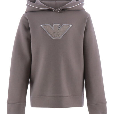 Emporio Armani Hættetrøje - Mud m. Logo