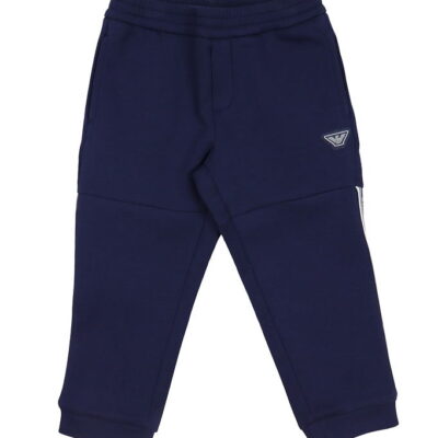 Emporio Armani Bukser - Black Iris m. Logostribe